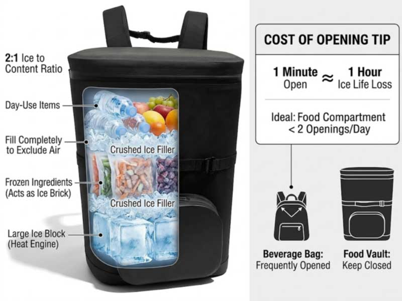 Mga Camping Cooler Backpack: Multi-Day Cold Retention sa Trail