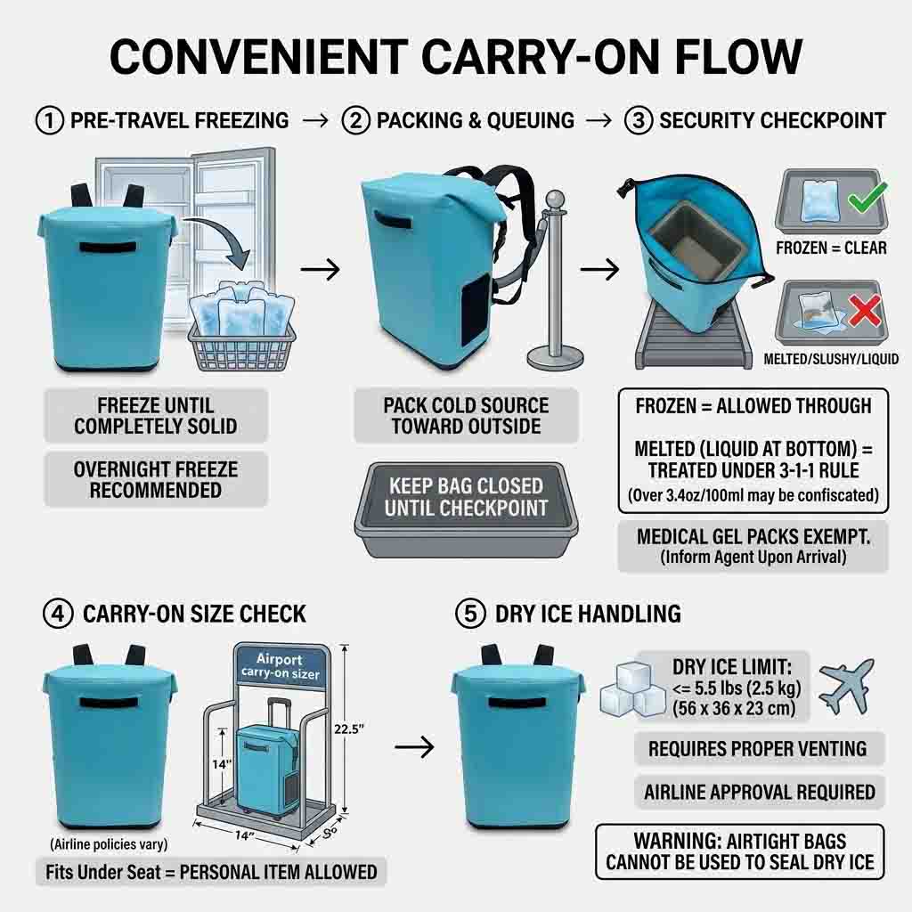 Mga Travel Cooler Backpack: Leakproof at Carry-On Friendly Mga Travel Cooler Backpack: Leakproof at Carry-On Friendly