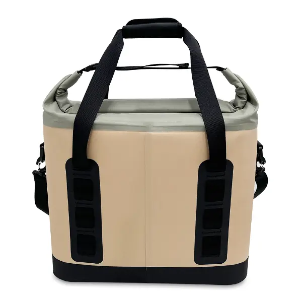 leakproof Roll-Top Soft Cooler na may Waterproof Zip Pocket at Bottle Opener